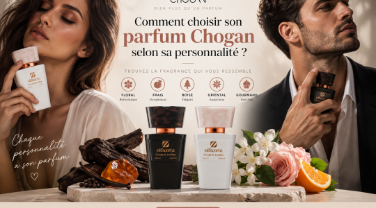 Parfum Chogan : comment choisir son parfum selon sa personnalité ?