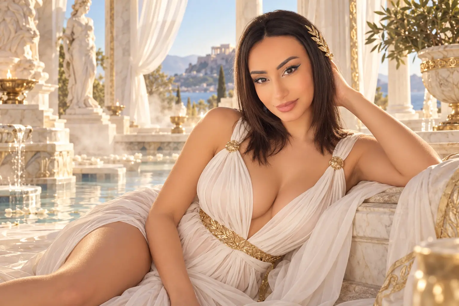 Ambiance féminine élégante et sensuelle du parfum Olfazeta Chogan 067W Victoria inspiré de Olympea