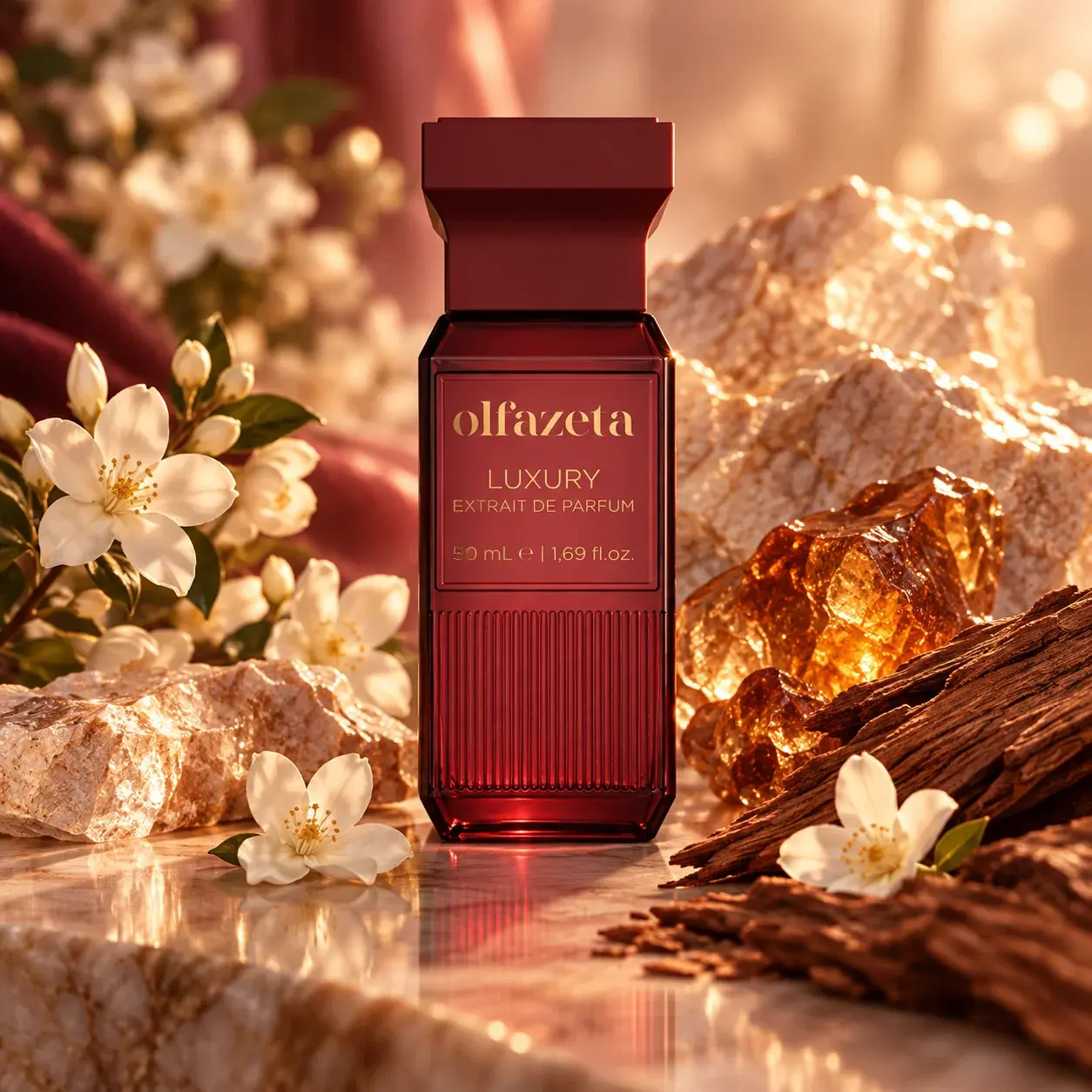 Parfum Olfazeta Chogan 118U Scarlet Fire mixte inspiré de Baccarat Rouge 540 de Maison Francis Kurkdjian
